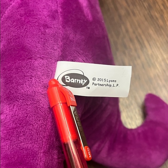 Purple Dinosaur Plush by [Brand] - Picture 4 of 6